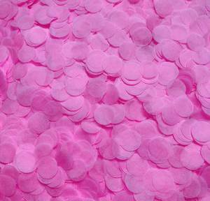 lot 20470 image: Pink Biodegradable Tissue Paper Confetti 15mm for Party Decoration or Filled Balloons