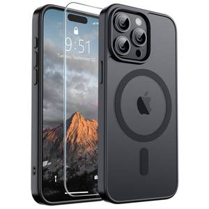 lot 20473 image: SUPFINE Magnetic for iPhone 15 Pro Max Case Black