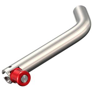 lot 20486 image: Datanly 1 Pack Trailer Hitch Pin Lock, 58 Inch Stainless Steel,Red