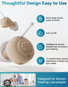 lot 2183 image: Qnmittry Wireless Hearing Aids with Charging Case