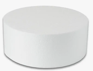 lot 7429 image: 11.5 x 6 Round Styrofoam Block for Crafts