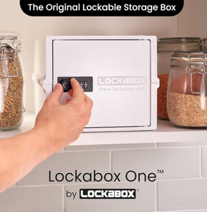 lot 17909 image: White Lock Box