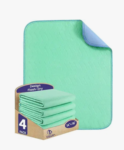 lot 18086 image: Eswin Washable Pad with Blue Trim 4 Pack