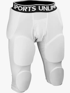 lot 20435 image: Sports Unlimited Compression Pants with Padded Protection Youth Large