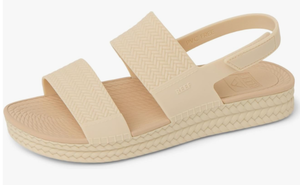 lot 20436 image: Reef Sandals with Straps Cream White Womens Size 8