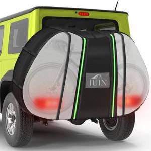 lot 1173 image: JUIN Bike Cover for Transport on Rack Waterproof Outdoor Cover for 2 Bike