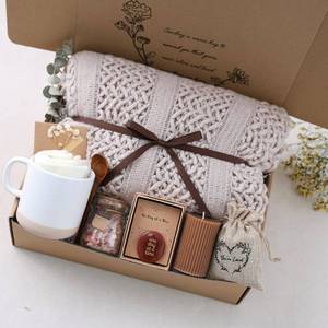 lot 1187 image: Get Well Soon Gift Baskets for Women - Earth Tone Self Care Package - After Surgery, Sympathy Gifts for Loss of Loved One, Thinking of You Mothers Day Grief Bereavement Miscarriage Gifts for Women