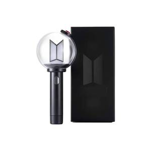 lot 1217 image: KPOP HEAVEN Army Bomb Official LIGHTSTICK VER.4  7 Official Photocards & 3 Extra Photocards Set