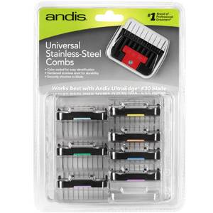 lot 1228 image: Andis - set of combs lifted stainless steel parts 8
