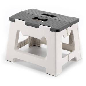 lot 1229 image: ZLMHYYM 9 Folding Step Stools for Kids & Adults, Hold Up to 300 Lbs Gray