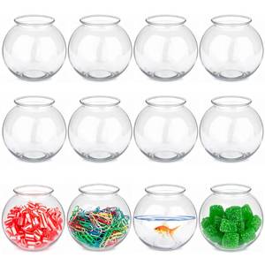 lot 1243 image: A 16 Oz Plastic Fish Bowls (12-Pack) Drink, Party & Decorative Ivy Bowls