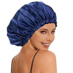 lot 2294 image: HOTAHO Adjustable Satin Bonnet for Sleeping, Double Layer Hair Bonnet