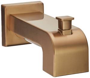 lot 2309 image: Delta Faucet RP53419CZ Vero, Tub Spout - Pull-Up Diverter, Champagne Bronze,.5, 0.5