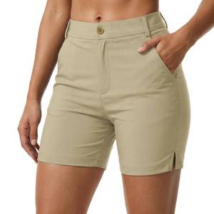 lot 2313 image: Jessie Kidden Womens Golf Shorts 5 Stretch Lightweight Quick Dry Hiking Cargo Shorts for Women Casual Summer (2056 Khaki XL)