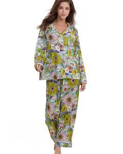 lot 2315 image: YiNi LuLu Womens Silk Satin Pajamas Set Button Down 2 Piece Pjs Set For Women Long Sleeve Oversized Sleepwear with Pockets XL