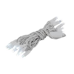lot 2362 image: Novelty Lights 10 Light LED Christmas Mini Light Set, Pure White, 5 Feet