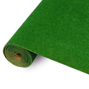 lot 2417 image: CP137 Artificial Model Grass Mat Trains Green 40x100cm or 15.7 x 39 for Decoration Craft Scenery Model DIY