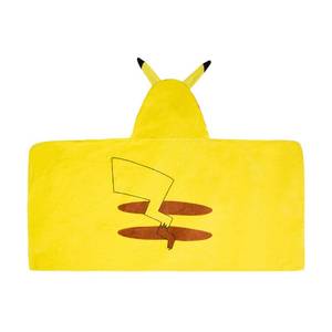 lot 2467 image: Pokemon Pikachu Bath and Beach Soft Cotton Terry Hooded Towel Wrap, 24 x 50, (Officially Licensed Product) by Franco