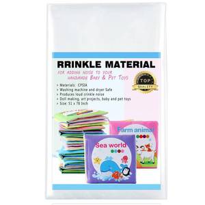 lot 2473 image: Zonon Noise Making Crinkle Paper Crinkle Material for Dog Pet,51x78 Inch