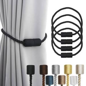 lot 8205 image: Magnetic Curtain Tiebacks Holdbacks Decorative Tie Backs for Windows Porlau