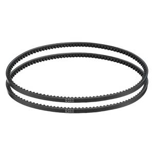 lot 8212 image: uxcell 2Pcs 3L320 Rubber V Belt, 32 Outer Circ x 0.37 Width x 0.22 Thick