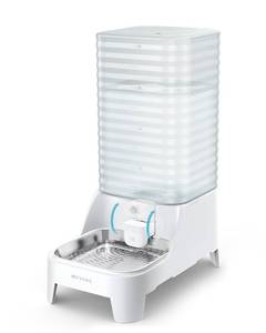 lot 9216 image: Automatic Dog Water Bowl Dispenser with Patented Faucet - 8L Large Gravity Cat Water Dispenser with Filter & Adjustable Base, Wide Mouth for Easy Clean, BPA-Free, Stainless Steel Pet Waterer for Pets