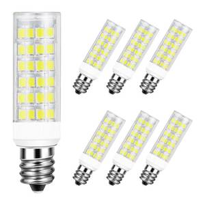 lot 12364 image: DiCUNO 5W E12 LED Bulbs Daylight White 6000K 6-Pack