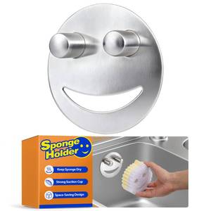 lot 12381 image: Stainless Steel Sponge Holder with Suction Cup