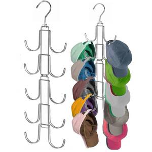 lot 12383 image: fyfracing Baseball Hat Organizer with 10 Rotating Hooks