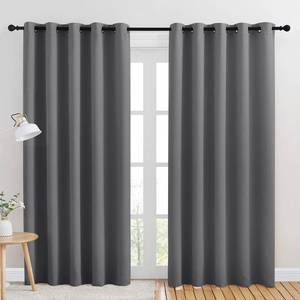 lot 13080 image: NICETOWN Blackout Curtain Panels 70 x 84 Gray