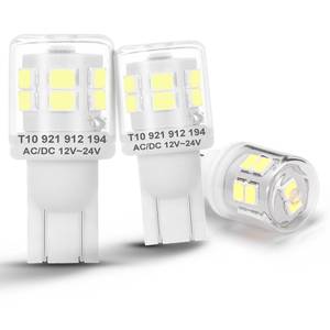 lot 14129 image: Heifymi T10 LED Wedge Bulb 2W 6000K Daylight White
