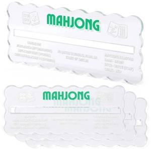 lot 14154 image: Teyva Daily Mahjong Line Finder 4-Piece Set, Green
