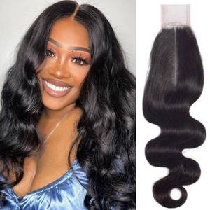 lot 14180 image: ChenxinWig Body Wave Closure 2x6 HD Lace 10 Inch