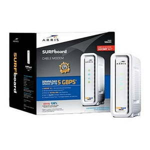 lot 17026 image: ARRIS (32x8) Dual-Band Cable Modem Internet Service Providers SB8200 (Parts Only)