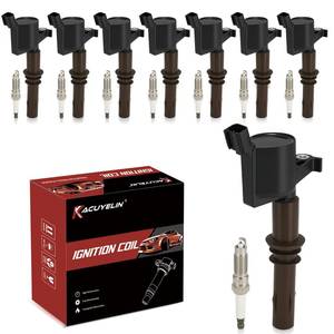 lot 17048 image: KacuYelin DG521 Ignition Coil Pack and Spark Plugs Set of 8