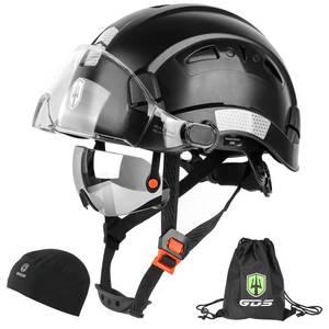 lot 17085 image: Green Devil Safety Hard Hat with Dual Visors