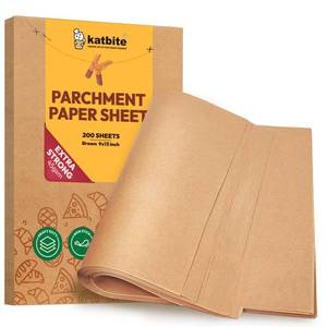 lot 18352 image: Katbite Parchment Paper Sheets 9x13 Inch 200pc