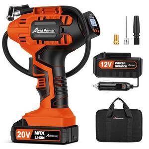 lot 18366 image: AVID POWER Cordless Tire Inflator 20V Li-Ion