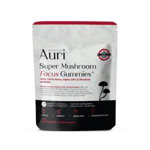 lot 18378 image: Auri Nutrition Super Mushroom Focus Gummies 60 Count