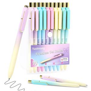 lot 18398 image: Yuxinrong Gel Pens 0.5mm Black Ink 10-Pack