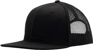 lot 18415 image: YEANIY Black Snapback Mesh Trucker Hat Adjustable