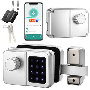 lot 18417 image: SEPOX Bluetooth Smart Gate Lock Waterproof Aluminum