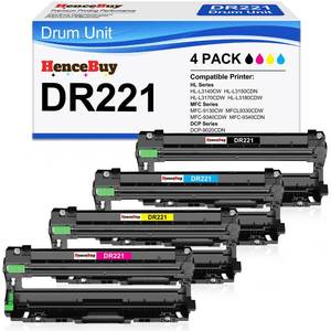 lot 19039 image: HenceBuy DR221CL Drum Unit Set 4 Pack