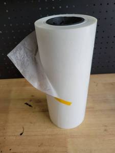 lot 19042 image: Thermal Paper Roll 13in x 80ft w Black Plastic Core