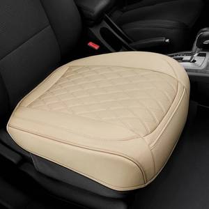 lot 19185 image: BEITK 1 Pack Leather Front Car Seat Bottom Cover Beige