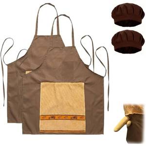 lot 20147 image: 1-Pack Funny Aprons for Men with Hidden Surprise Pocket (1 Aprron Only, No Cap Included)