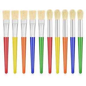 lot 20155 image: 7Pcs Paint Brushes for Kids, Anezus Kids Paint Brushes Toddler Large Chubby Brushes Round and Flat Preschool Painting Brushes for Washable Paint Acrylic Paint