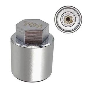 lot 20161 image: JEUCLEL JL 706 for 27mm Nuts, Wheel Locking Nut Key for Jeep (JL) Dodge