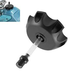 lot 20175 image: XIZAKEE 1 PC Fuel Tank Cap, CNC Aluminum Alloy Dirt Bikes Gas Cap, Gas Fuel Tank Cover with Breather Valve, Universal for 50cc 70cc 90cc 110cc 125cc 140cc 150cc 160cc Pit Dirt Motor Bike (Black)