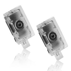 lot 20185 image: 2 Pcs Car Door Lights Logo Projectors, Never Fade Car Led Door Logo Projector Courtesy Projector Laser Welcome Light Compatible with 300 300C 300S 2005-2024(White)